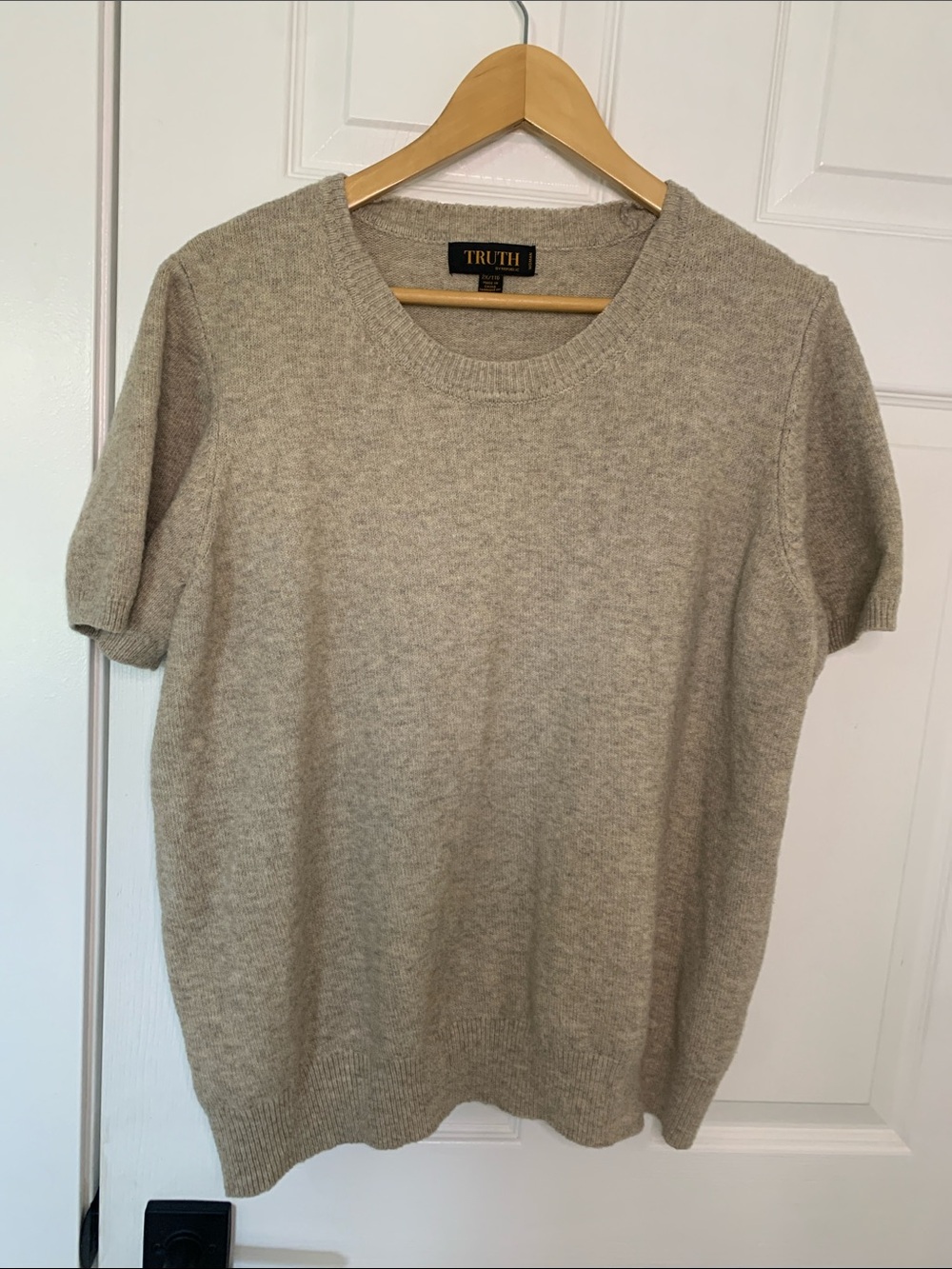 Truth Crewneck Short-Sleeve Sweater 2x buttery soft